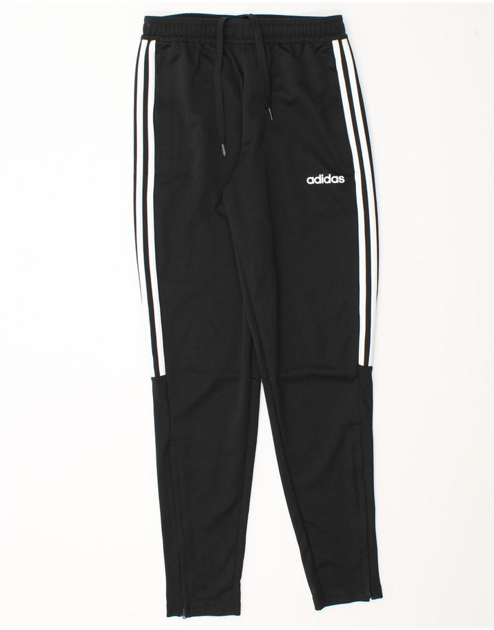 Adidas Mens Climalite Tracksuit Trousers Small  Black Polyester