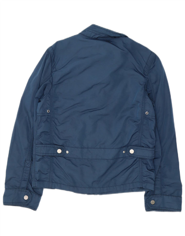 Moncler Boys Windbreaker Jacket 13-14 Years Navy Blue Colourblock Polyester