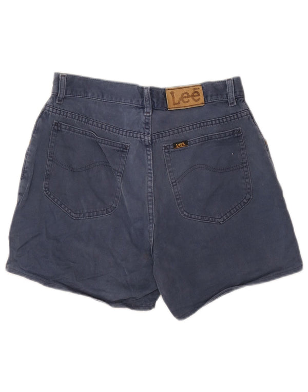 Lee Womens Denim Shorts W32 Large Blue Cotton