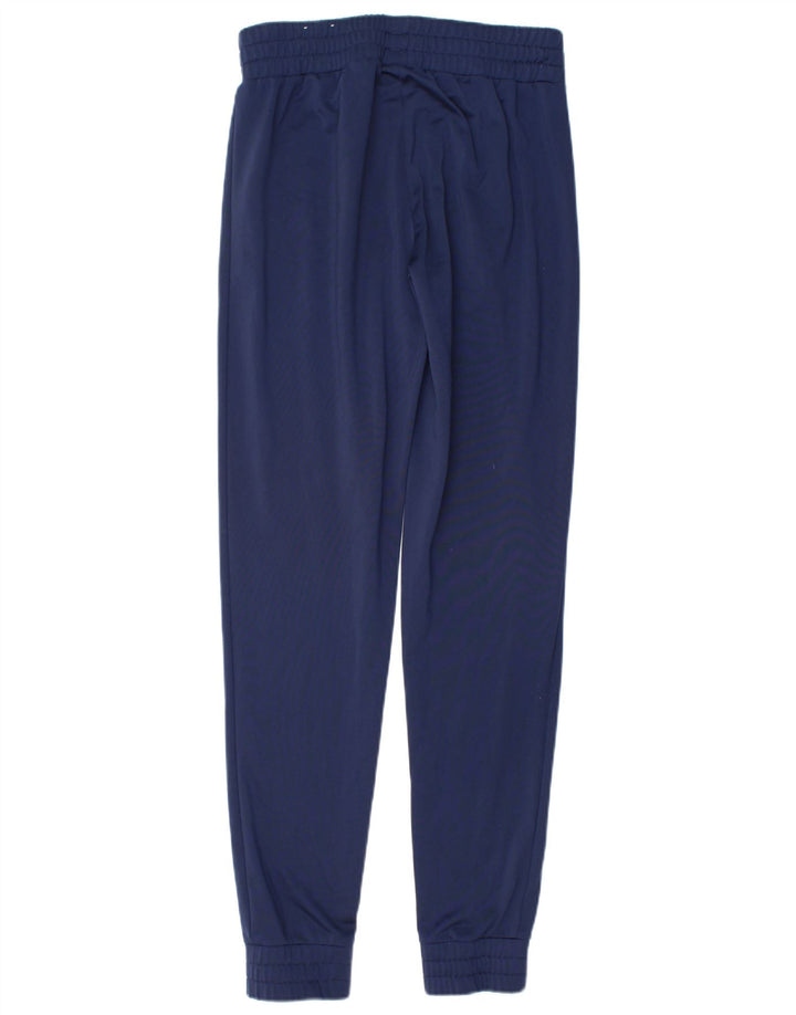 Puma Womens Tracksuit Trousers Joggers UK 10 Small Navy Blue Polyester