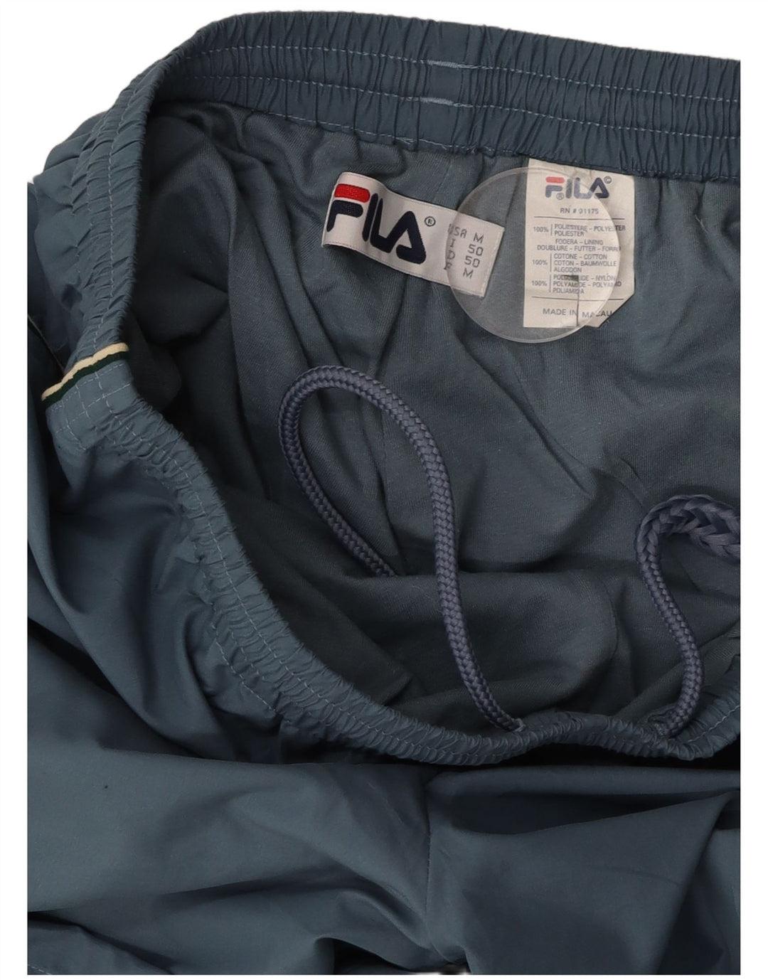 FILA Mens Tracksuit Trousers Medium  Blue Polyester