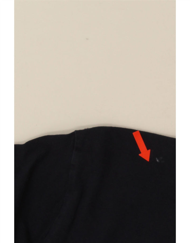 Calvin Klein Mens T-Shirt Top Large Navy Blue Striped