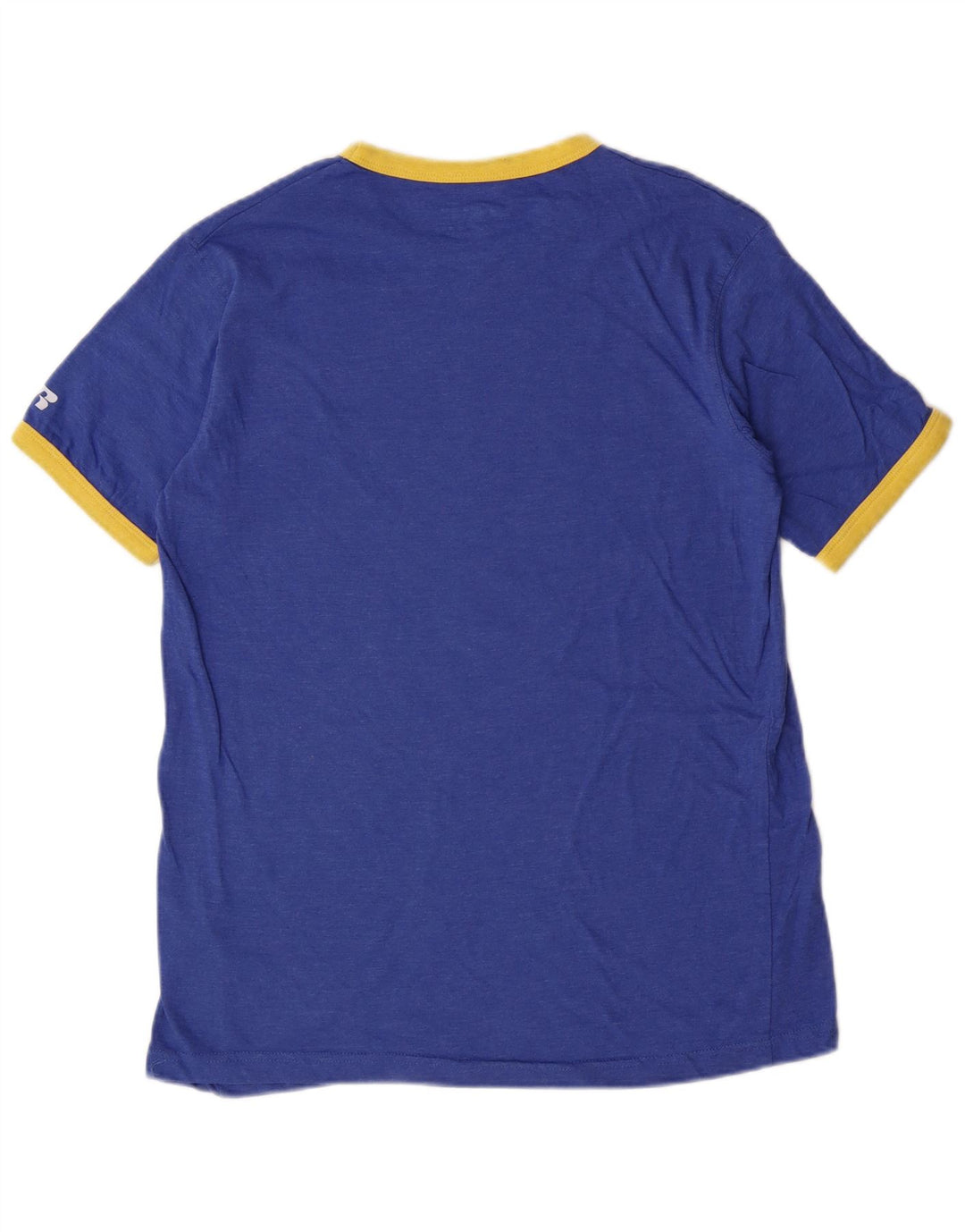 Russell Athletic Mens Graphic T-Shirt Top Medium Blue Cotton