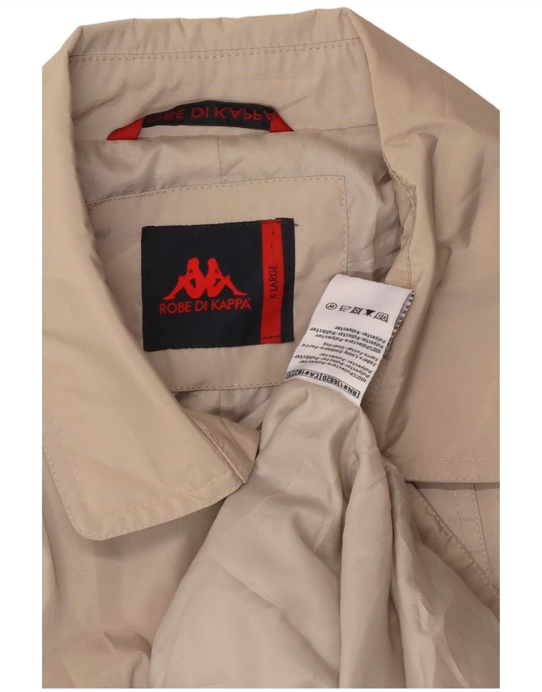 Kappa Womens Trench Coat UK 18 XL Beige Polyester