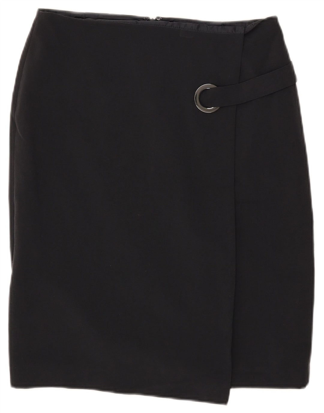 CALVIN KLEIN Womens Wrap Skirt US 4 Small W30  Black Polyester