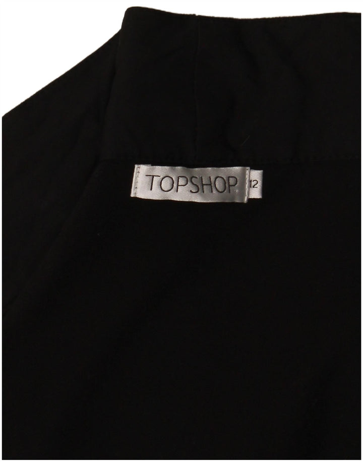 Topshop Womens Bolero Jumper UK 12 Medium  Black