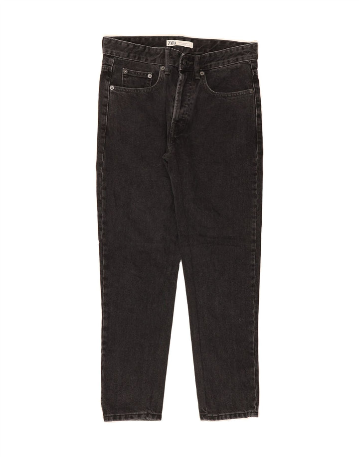 ZARA Womens Straight Jeans EU 36 XS W29 L26 Black Vintage Zara and Second-Hand Zara from Messina Hembry 