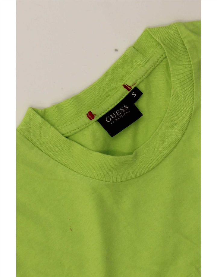 Guess Mens Graphic T-Shirt Top Small Green