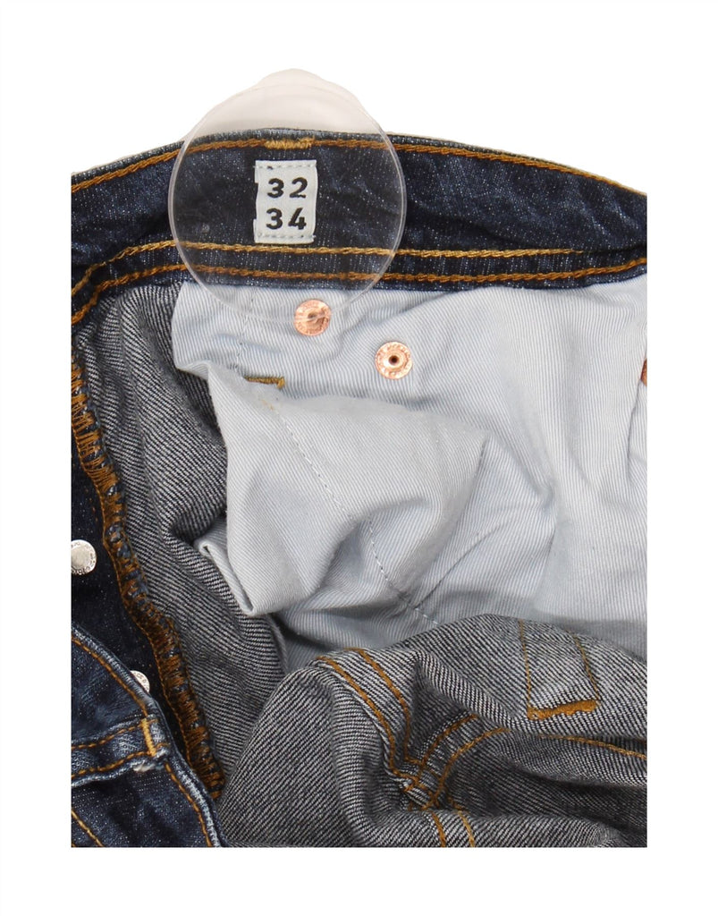 JACK & JONES Mens Tim Slim Jeans W32 L34 Blue Cotton Vintage Jack & Jones and Second-Hand Jack & Jones from Messina Hembry 