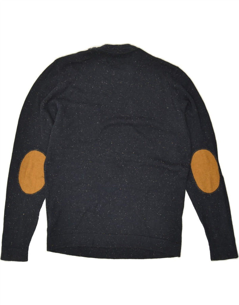 JACK & JONES Mens Crew Neck Jumper Sweater Large Navy Blue Flecked Cotton | Vintage Jack & Jones | Thrift | Second-Hand Jack & Jones | Used Clothing | Messina Hembry 