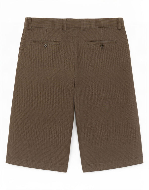 Gap Mens Khakis Chino Shorts W34 Large Khaki Gingham Cotton