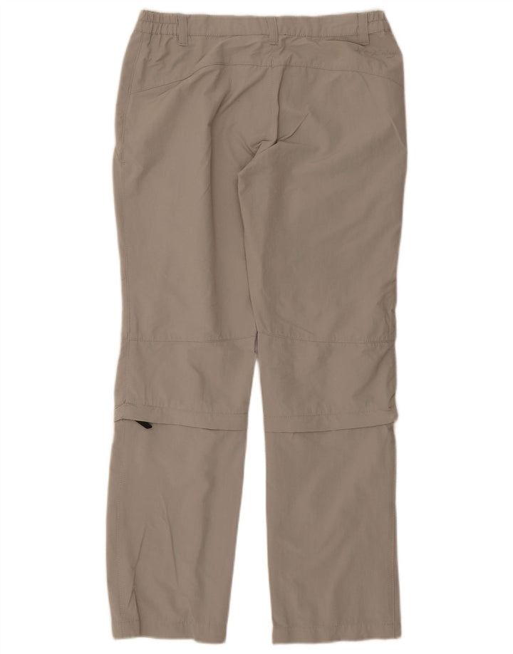 MCKINLEY Womens Straight Cargo Trousers UK 12 Medium W30 L29  Grey