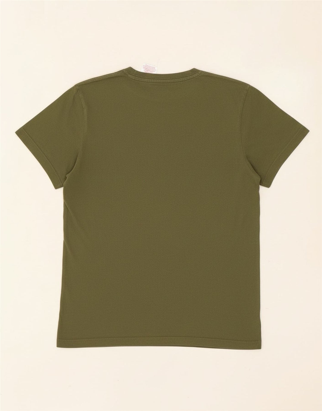 Adidas Boys Graphic T-Shirt Top 13-14 Years Khaki Cotton