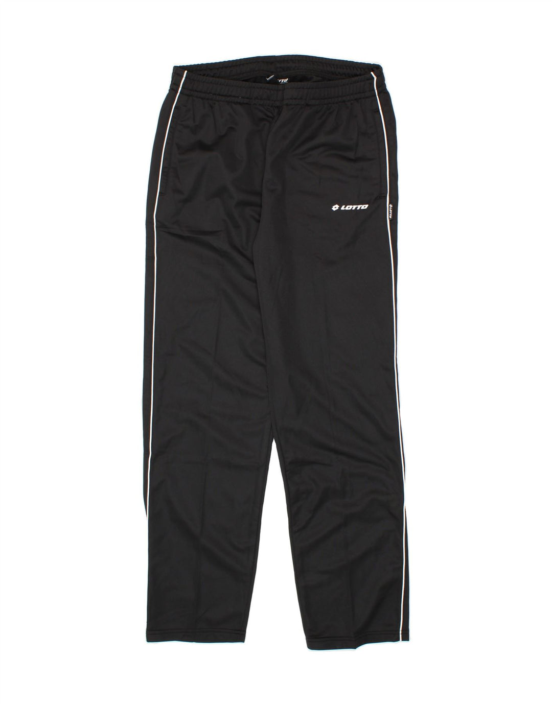 LOTTO Mens Tracksuit Trousers Large  Black Polyester Vintage Lotto and Second-Hand Lotto from Messina Hembry 