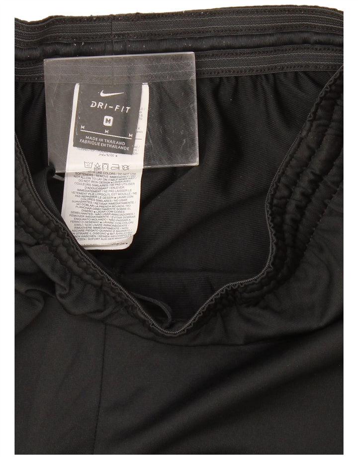 Nike Mens Dri Fit Tracksuit Trousers Medium  Black Colourblock Polyester
