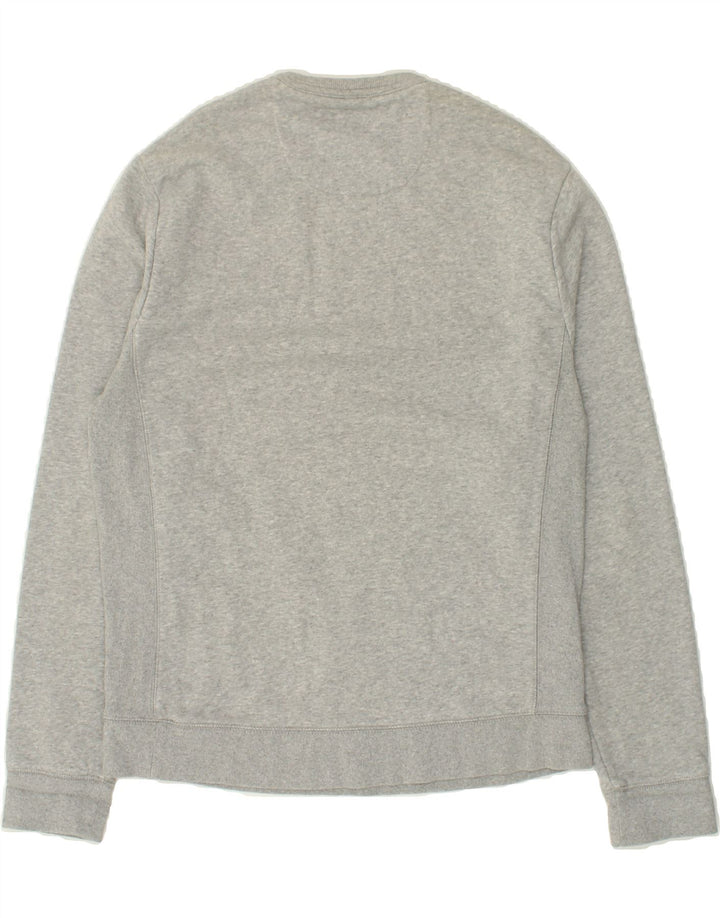 PENGUIN Mens Sweatshirt Jumper Large Grey Cotton