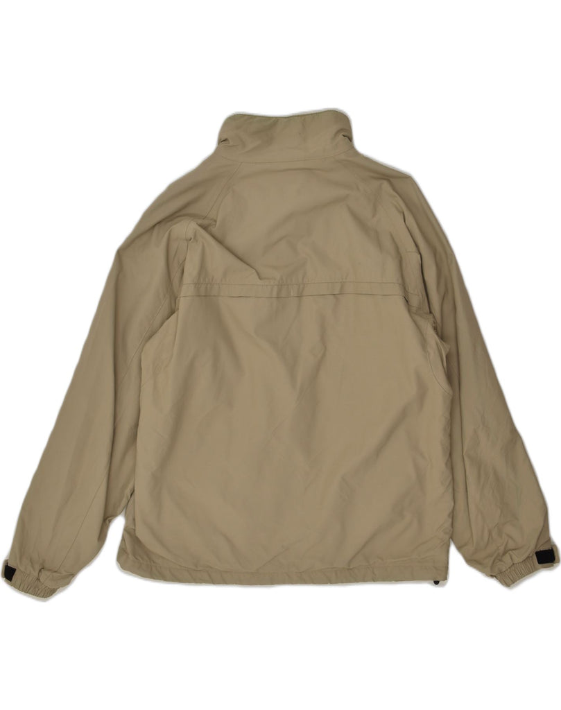 NORTH SAILS Mens Windbreaker Jacket UK 38 Medium Khaki Nylon | Vintage North Sails | Thrift | Second-Hand North Sails | Used Clothing | Messina Hembry 