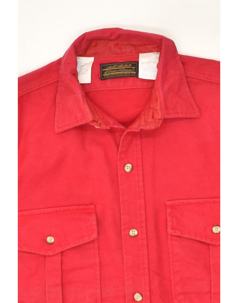 EDDIE BAUER Mens Shirt Medium Red Cotton | Vintage Eddie Bauer | Thrift | Second-Hand Eddie Bauer | Used Clothing | Messina Hembry 