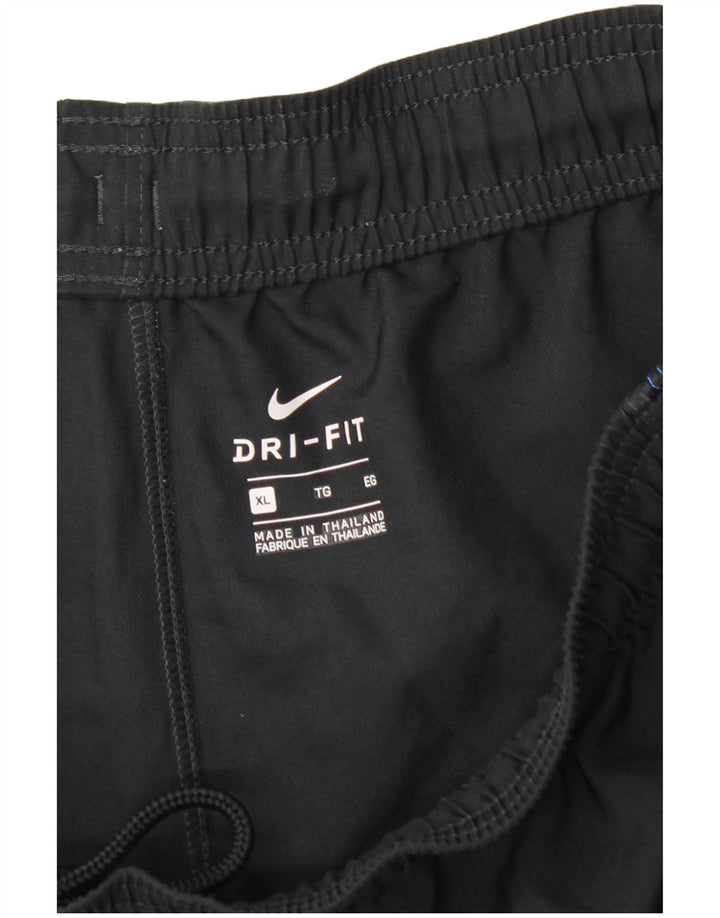 NIKE Mens Inter Milan Sport Shorts XL  Black Polyester