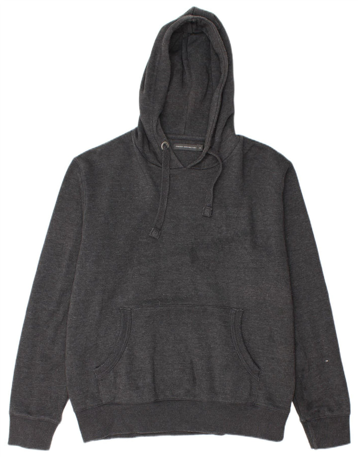 French Connection Mens Hoodie Jumper Medium Grey Cotton