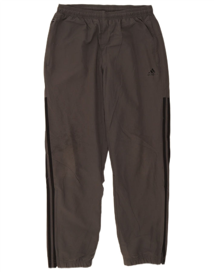 ADIDAS Mens Tracksuit Trousers Joggers Medium  Grey Polyester