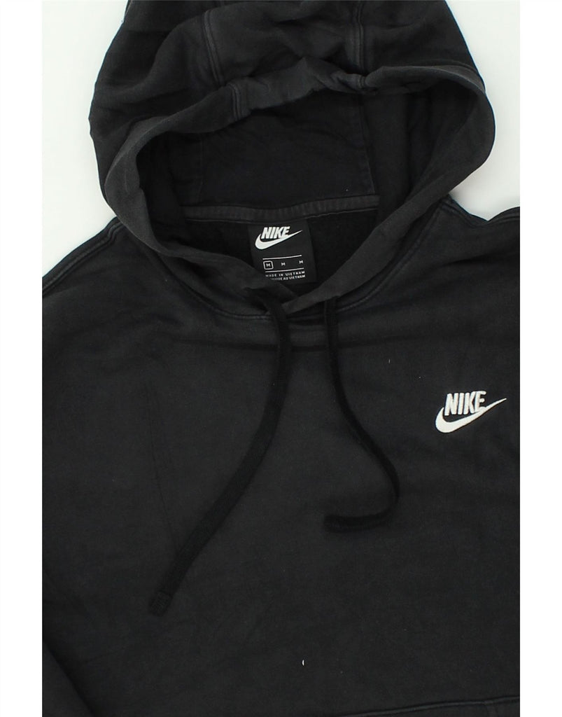 NIKE Mens Hoodie Jumper Medium Black Cotton | Vintage Nike | Thrift | Second-Hand Nike | Used Clothing | Messina Hembry 