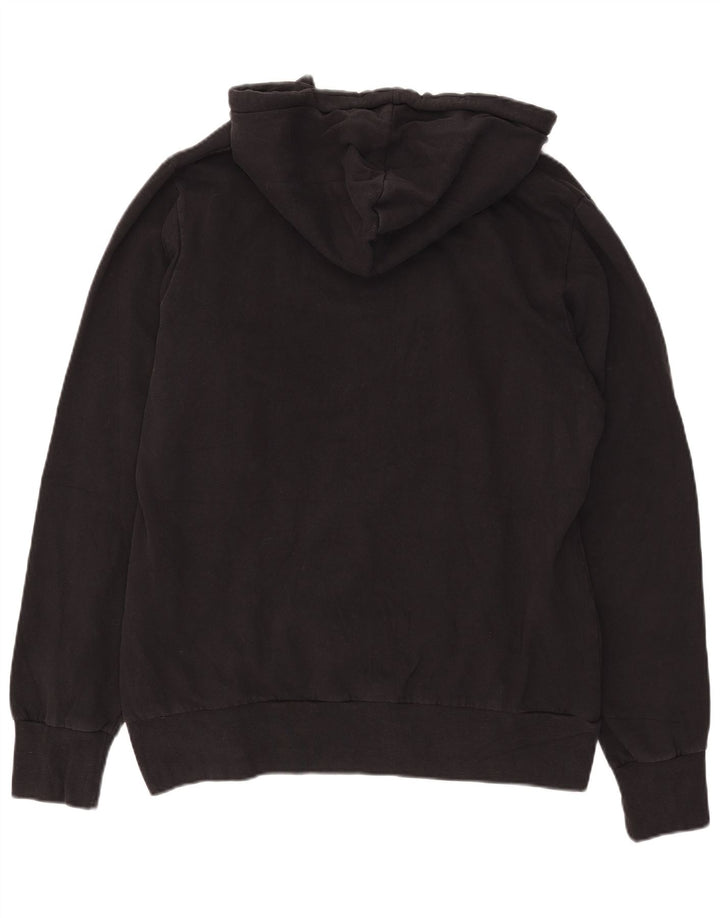 Mens Graphic Hoodie Jumper 2XL Black Cotton
