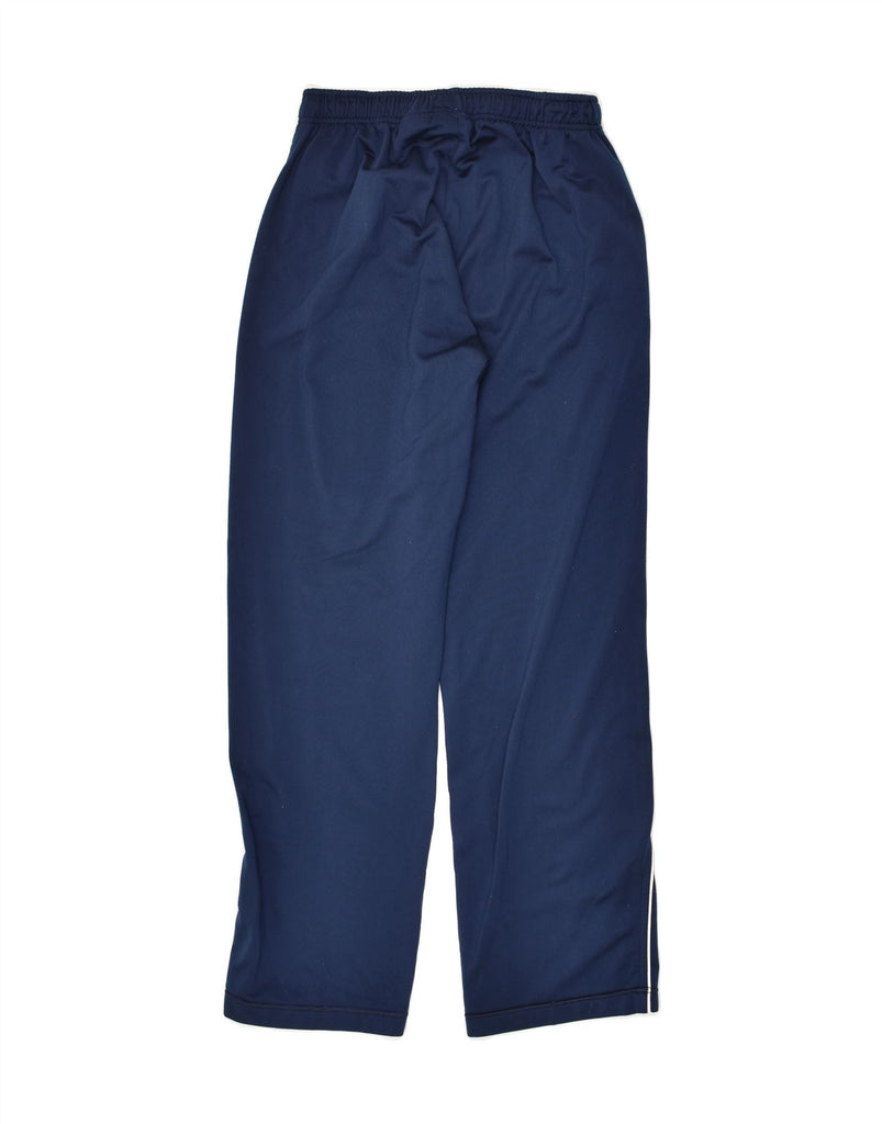 DIADORA Womens Tracksuit Trousers UK 14 Medium Navy Blue Polyester | Vintage Diadora | Thrift | Second-Hand Diadora | Used Clothing | Messina Hembry 