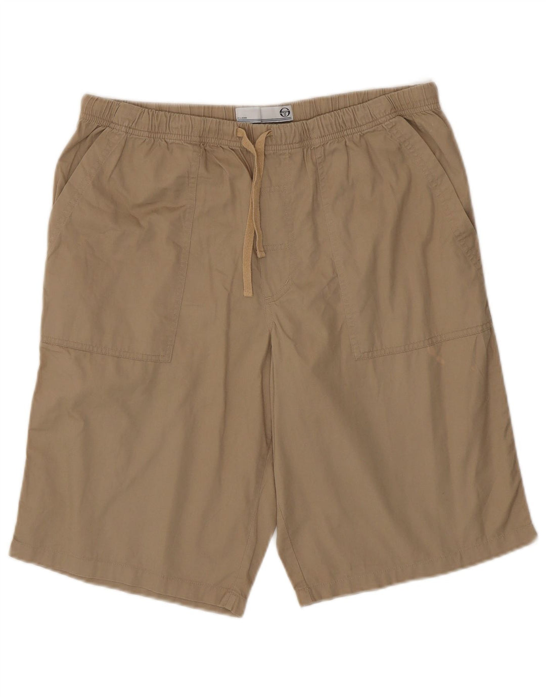 Sergio Tacchini Mens Chino Shorts IT 50 Large W32 Beige Cotton