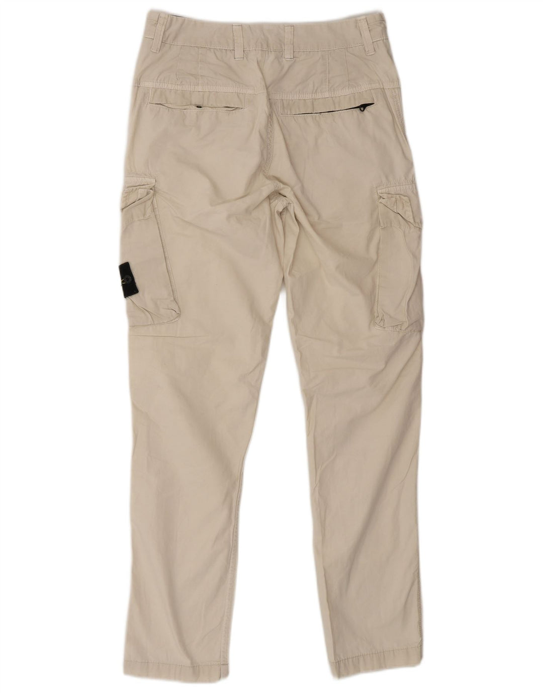 STONE ISLAND Mens Slim Cargo Trousers W29 L29 Beige Cotton