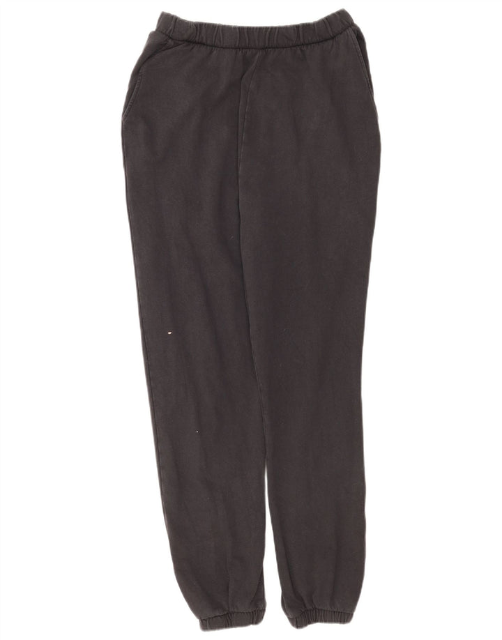 Zara Womens Tracksuit Trousers Joggers UK 12 Medium Grey Cotton