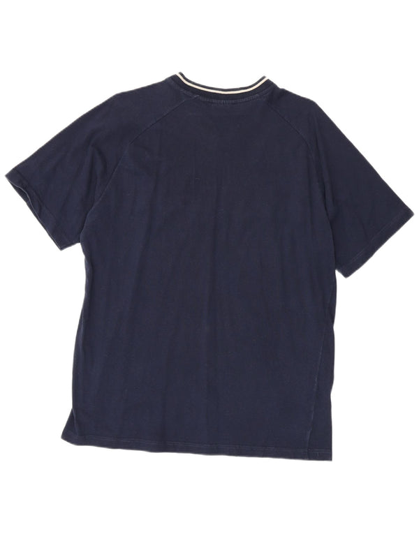 Champion Mens T-Shirt Top XL Navy Blue Cotton