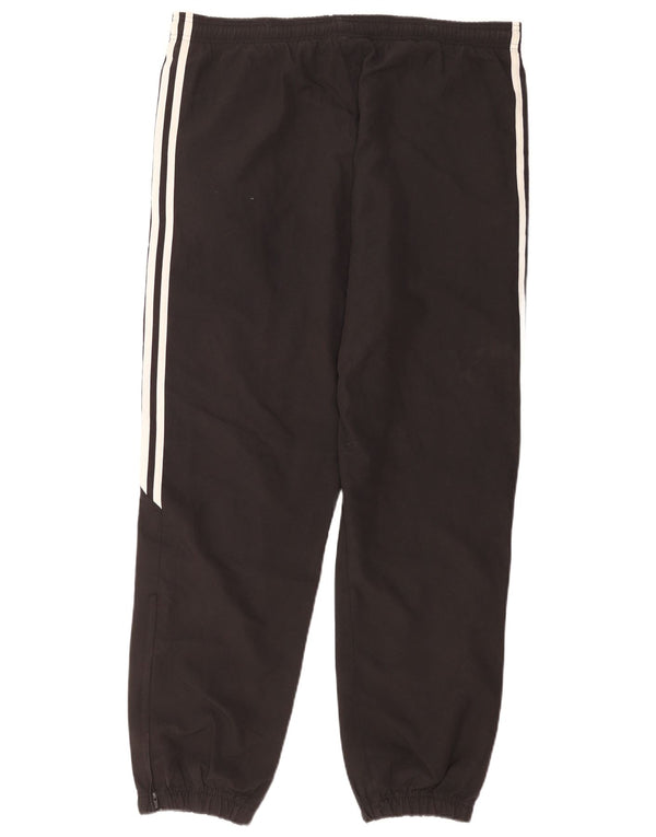 Adidas Mens Tracksuit Trousers Joggers Medium Black Polyester Sports