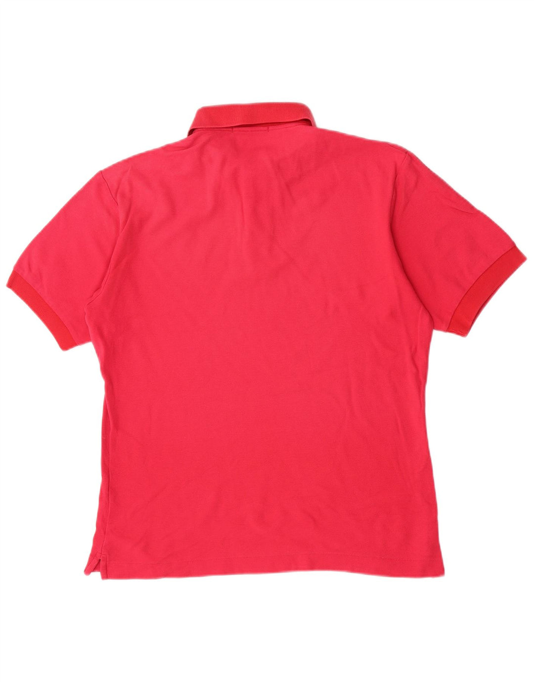 Fila Mens Polo Shirt IT 48 Medium Pink