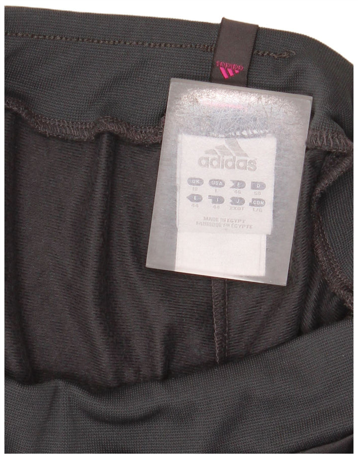 Adidas Womens Tracksuit Trousers Joggers UK 18 XL Grey Polyester