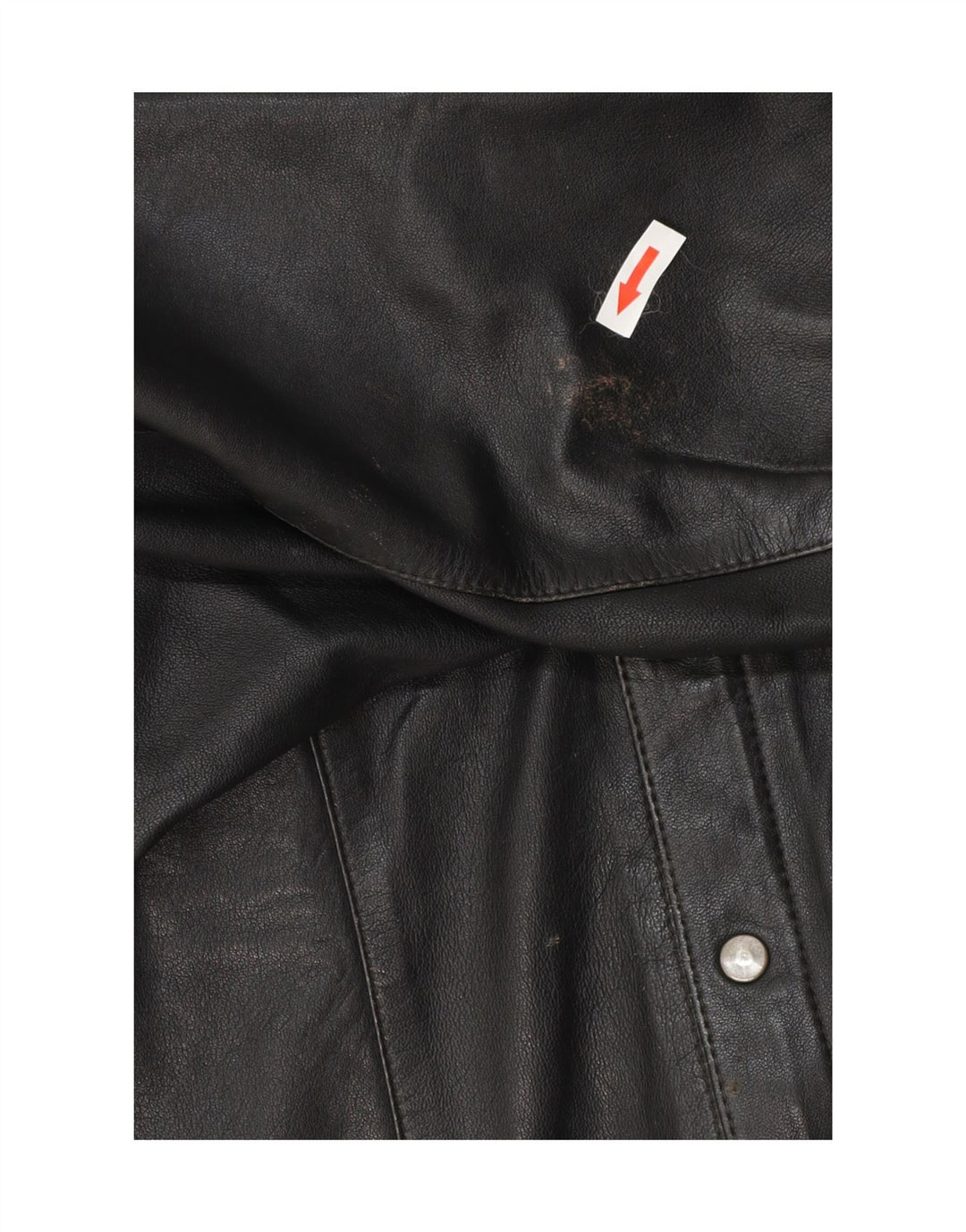 Vintage Mens Leather Jacket UK 38 Medium Black