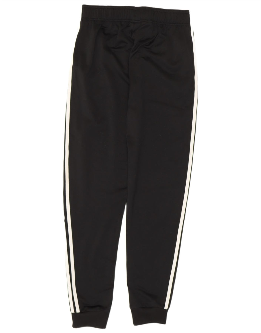 ADIDAS Boys Tracksuit Trousers Joggers 14-15 Years Black Striped Polyester
