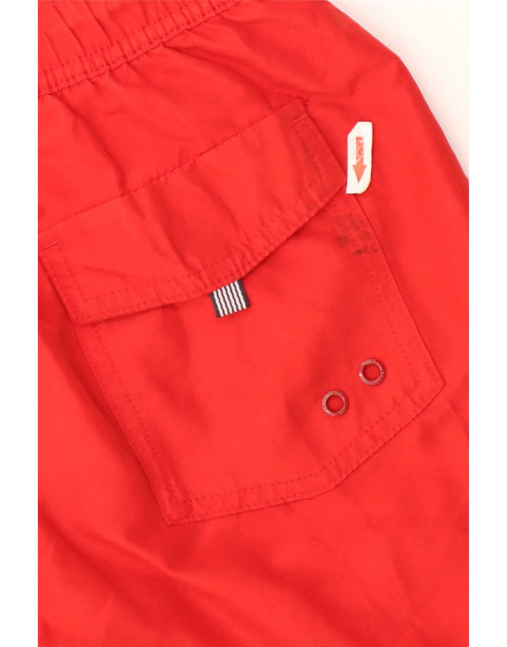 Marks & Spencer Mens Swimming Shorts Medium Red Polyester