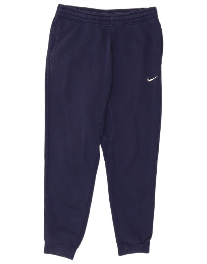 NIKE Mens Full Tracksuit Medium  Navy Blue Cotton