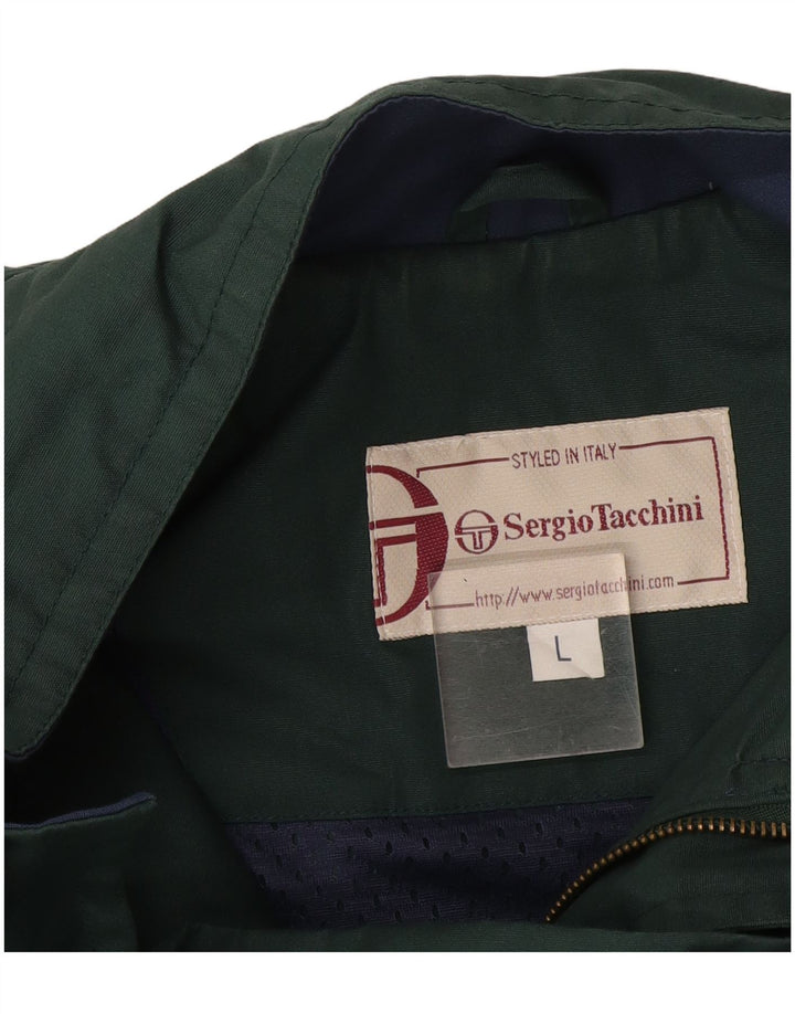 Sergio Tacchini Mens Utility Jacket UK 40 Large Green