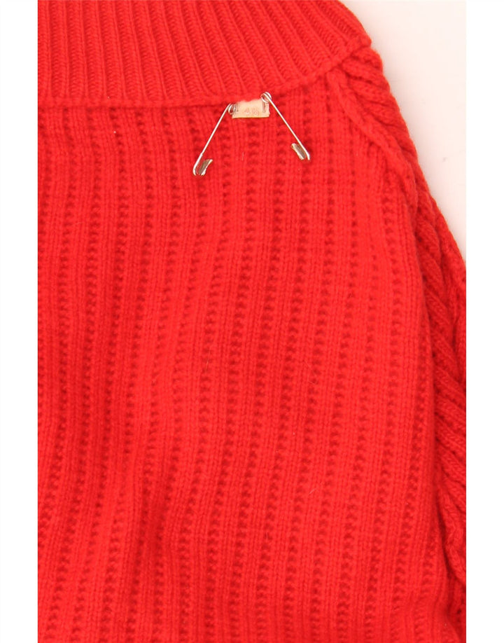 Vintage Mens Cardigan Sweater Size 46 XL Red