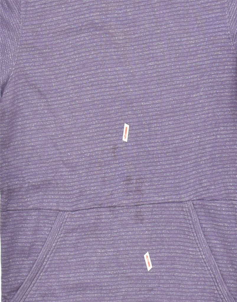 CHAMPION Womens Hoodie Jumper UK 16 Large Purple Cotton | Vintage | Thrift | Second-Hand | Used Clothing | Messina Hembry 