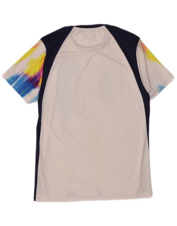 AUSTRALIAN L'ALPINA Mens T-Shirt Top Small Multicoloured Tie Dye Polyester