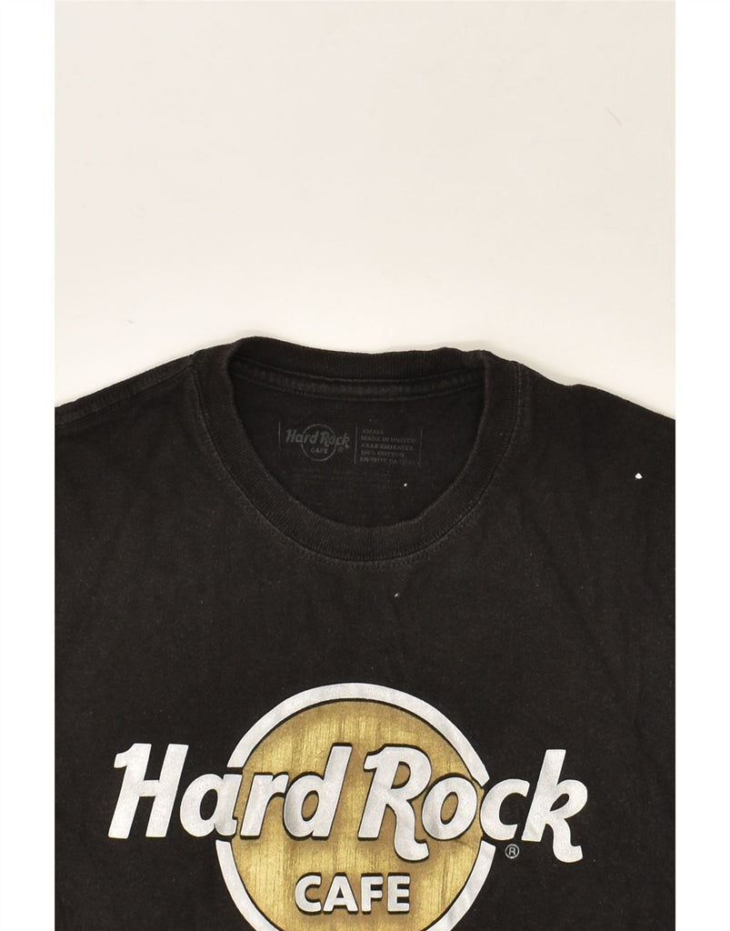 HARD ROCK CAFE Mens Rome Graphic T-Shirt Top Small Black Cotton | Vintage Hard Rock Cafe | Thrift | Second-Hand Hard Rock Cafe | Used Clothing | Messina Hembry 