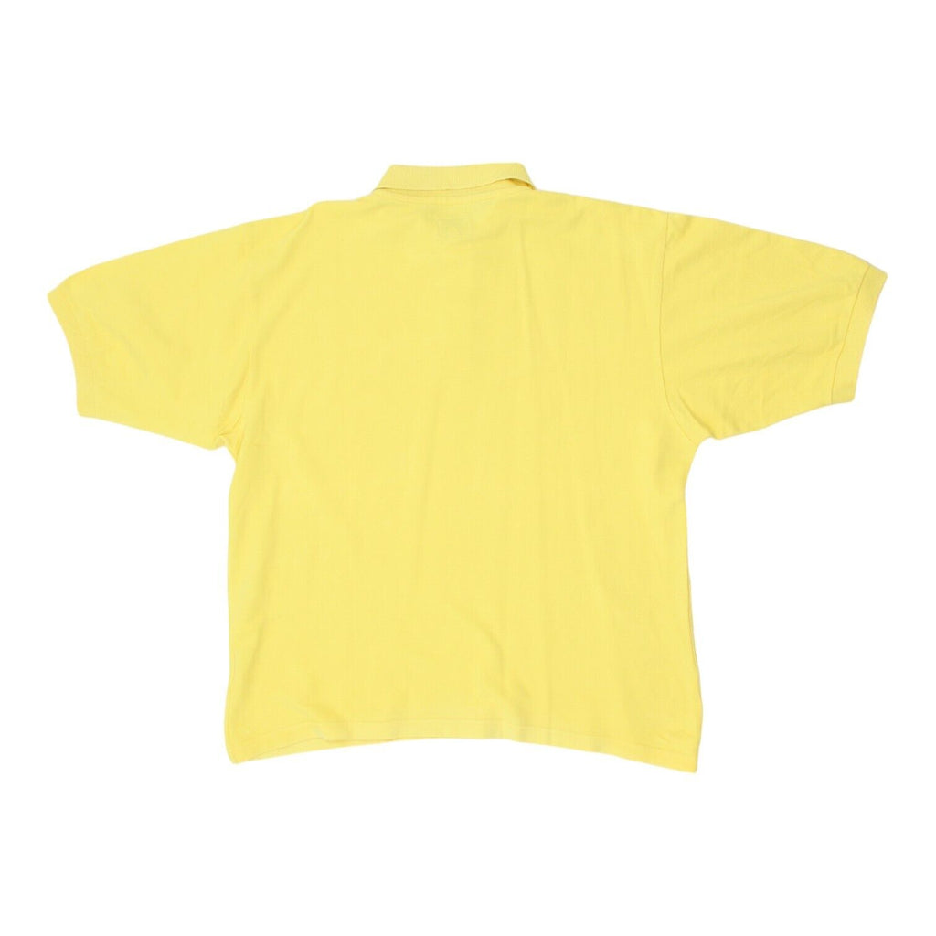 Levi's Mens Yellow Cotton Polo Shirt | Vintage 90s Designer Top VTG | Vintage Messina Hembry | Thrift | Second-Hand Messina Hembry | Used Clothing | Messina Hembry 