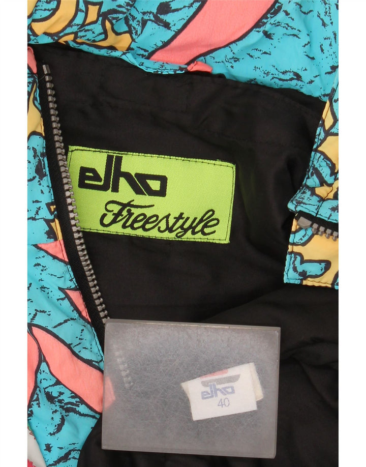 Elho Womens Oversized Graphic Ski Jumpsuit EU 40 Medium Multicoloured
