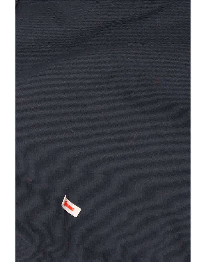 Adidas Mens Hooded Anorak Jacket UK 42/44 Large Navy Blue Polyester