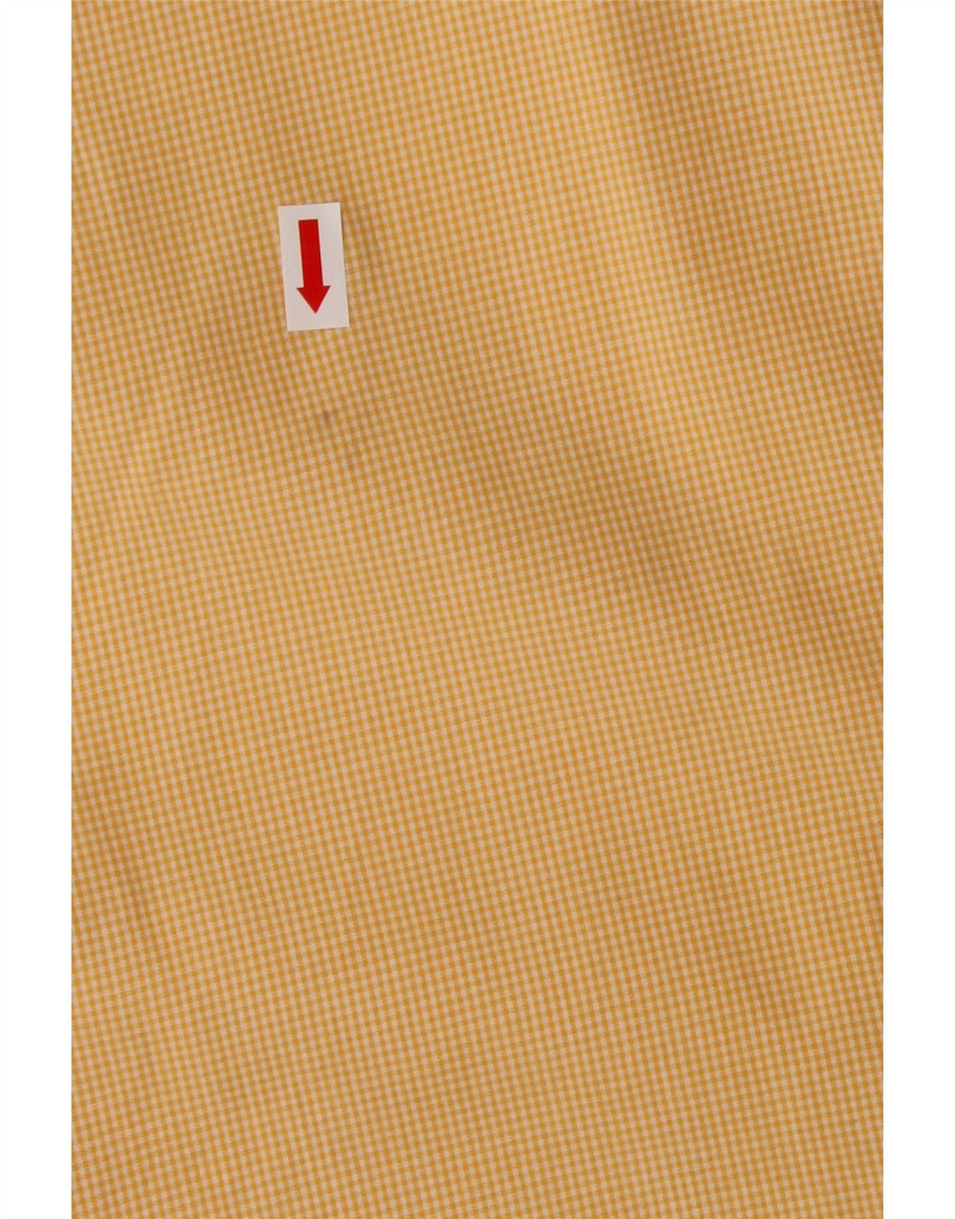 CHAPS Mens Classic Fit Shirt Size 16-16 1/2 Large Yellow Cotton Vintage Chaps and Second-Hand Chaps from Messina Hembry 