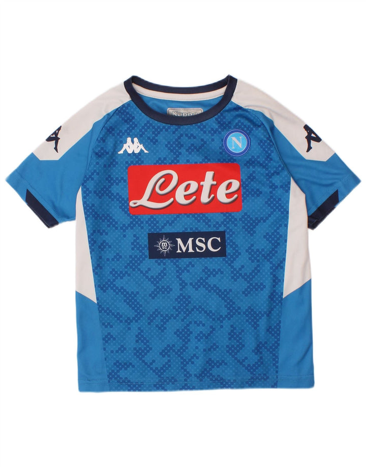 Kappa Boys Graphic T-Shirt Top 4-5 Years Blue Colourblock