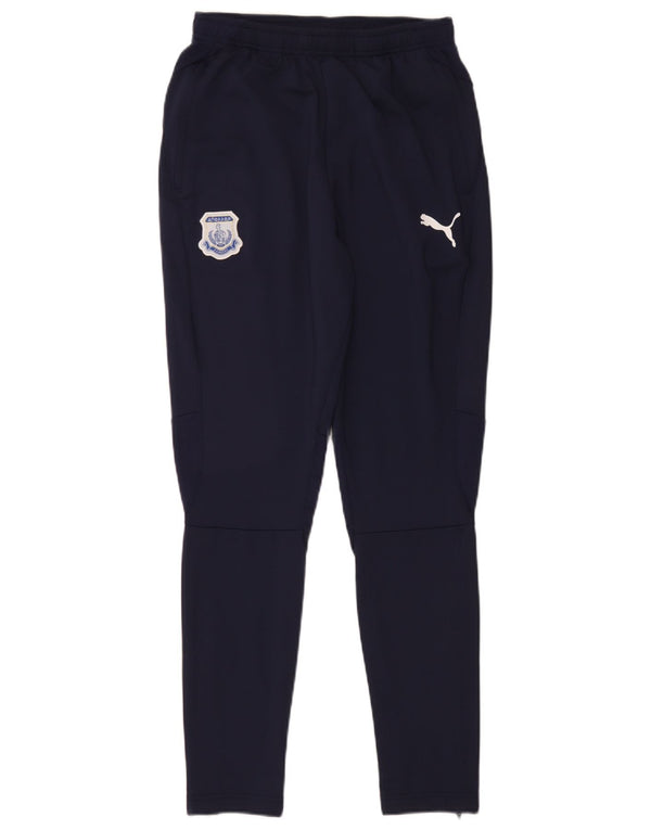Puma Mens Apollon Limassol FC. Tracksuit Trousers Medium Navy Blue